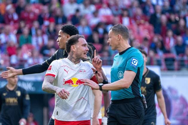 Germany Bundesliga 2025 2026, 25 Matchday RB Leipzig vs FC Augsburg Red Bull Arena Leipzig David Raum RB Leipzig, 22 Copyright: xTomxLauruschkatx