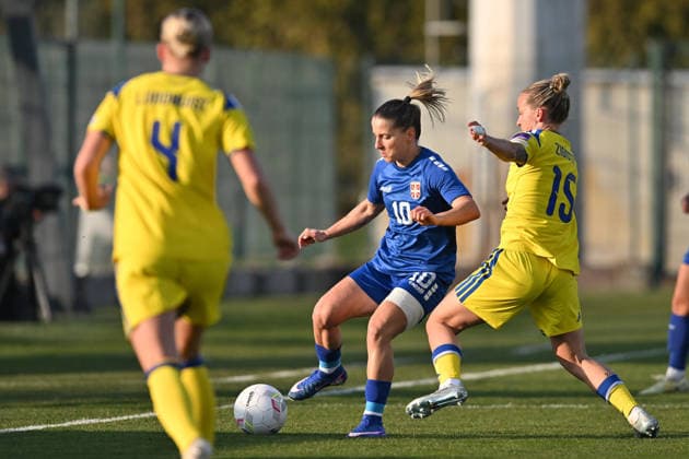 SERBIA vs SWEDEN JELENA CANKOVIC football Serbia vs Sweden World Cup qualifications match at sports center FSS, Stara Pazova 07.03.2026 Foto: FOOTBALL, SERBIA, SWEDEN, WORLD CUP QUALIFICATIONS, WOMEN Stara Pazova Sports center Stara Pazova Serbia Copyright: xMarkoxMetlas xMNxPressx
