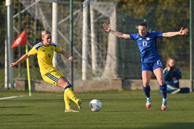 SERBIA vs SWEDEN HANNA LUNDKVIST football Serbia vs Sweden World Cup qualifications match at sports center FSS, Stara Pazova 07.03.2026 Foto: FOOTBALL, SERBIA, SWEDEN, WORLD CUP QUALIFICATIONS, WOMEN Stara Pazova Sports center Stara Pazova Serbia Copyright: xMarkoxMetlas xMNxPressx