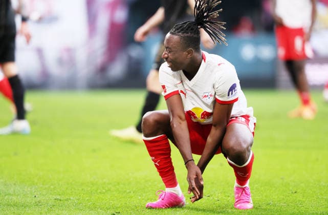 RB Leipzig Augsburg Bundesliga Leipzig, 07 03 2026, Red Bull Arena, Fußball, 1 Bundesliga, 25 Spieltag , RB Leipzig vs FC Augsburg , Im Bild Yan Diomande 49, RB Leipzig , Nur zur redaktionellen Nutzung Only editorial use , DFL DFB regulations prohibit any use of photographs as image sequences and or quasi video ,