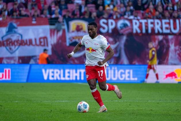 Germany Bundesliga 2025 2026, Matchday 25 RB Leipzig vs FC Augsburg Red Bull Arena Leipzig Ridle Baku RB Leipzig, 17 on the ball Copyright: xTomxLauruschkatx