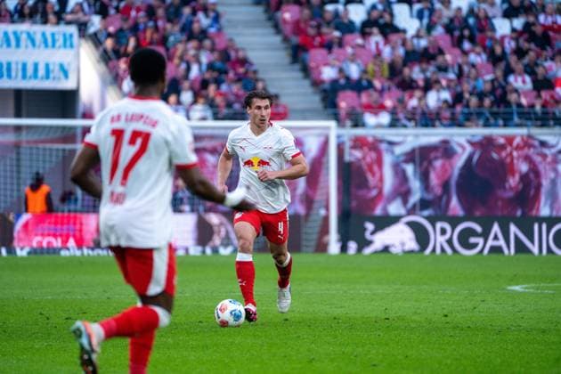 Germany Bundesliga 2025 2026, Matchday 25 RB Leipzig vs FC Augsburg Red Bull Arena Leipzig Willi Orban RB Leipzig, 4 on the ball Copyright: xTomxLauruschkatx