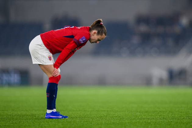 260307 Caroline Graham Hansen of Norway during the FIFA Women s World Cup Qualifier football match between Norway and Germany on March 7, 2026 in Stavanger Photo Marius Simensen BILDBYRAN COP 238 MM0060 bbeng dam vm kval vm kvalifisering kvinner vm kvalik football fotball fotball landskamp soccer fifa world cup qualifier norge norway tyskland germany depp  Copyright: MARIUSxSIMENSEN BB260307ZL105