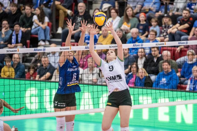 Volleyball, Women, VBL, Allianz MTV Stuttgart - USC Münster