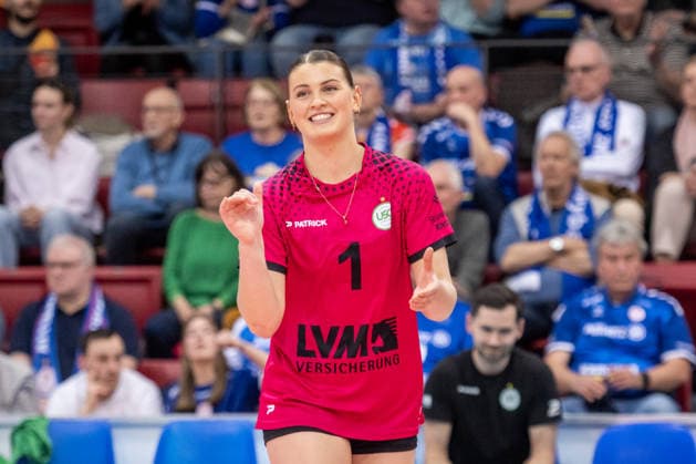 Pippa Molenaar USC Muenster, 01 GER, Allianz MTV Stuttgart USC Muenster, Volleyball Bundesliga, VBL, 2025 2026 season, 07 03 2026 GER, Allianz MTV Stuttgart USC Muenster, Volleyball Bundesliga, VBL, 2025 2026 season, 07 03 2026 Stuttgart Copyright: xSandyxDinkelackerx EP_SDR