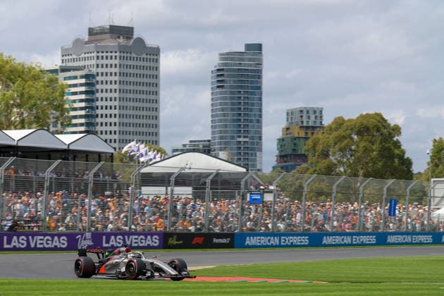 27 Nico Hulkenberg DEU Audi Revolut F1 Team DEU Audi R26 during the 2026 Formula One Australian Grand Prix at Albert Park Circuit on 07 March 2026 in Melbourne, Australia Photo by Philippe Nanchino Eurasia Sport Images Melbourne Albert Park Circuit Australia Copyright: x x2026xEurasiaxSportxImagesx jp-en-EuSpIm-MPS_PPN_GP.F1_Australia_07Mar2026_AU044