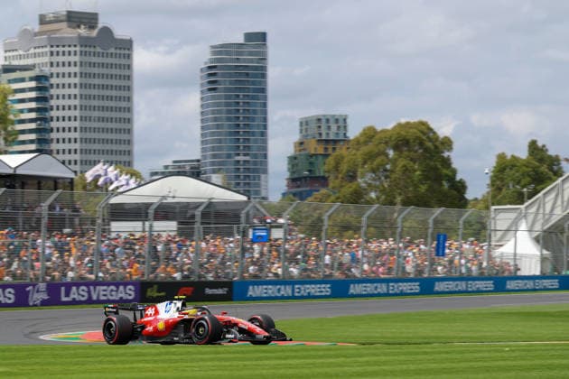 44 Lewis Hamilton GBR Scuderia Ferrari HP ITA Ferrari SF 26 during the 2026 Formula One Australian Grand Prix at Albert Park Circuit on 07 March 2026 in Melbourne, Australia Photo by Philippe Nanchino Eurasia Sport Images Melbourne Albert Park Circuit Australia Copyright: x x2026xEurasiaxSportxImagesx jp-en-EuSpIm-MPS_PPN_GP.F1_Australia_07Mar2026_AU045
