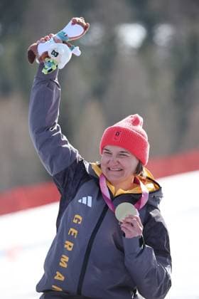 Milano Cortina 2026 Paralympic Winter games, Winterspiele,Spiele, Summer games - Para-Ski Alpin Downhill Anna-Lena Forster gewinnt Gold in der Abfahrtder Damen im Para-SKi Alpin bei Milano Cortina 2026 Paralympic Winter Games am 07.03.2026 *** Milano Cortina 2026 Paralympic Winter Games Para Alpine Skiing Downhill Anna Lena Forster wins gold in the womens Para Alpine Skiing Downhill at Milano Cortina 2026 Paralympic Winter Games on 07 03 2026 Copyright: xBEAUTIFULxSPORTS MarcusxHartmannx