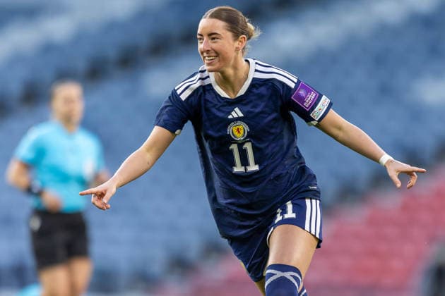 Scotland Women v Luxembourg Women, FIFA Women s World UEFA Cup, Group H GOAL! 1-0 Kathleen McGovern of Scotland national team, Nationalteam opens the scoring inside the opening minute during the FIFA Women s World Cup Qualifier, League B - Group B4 match, Scotland vs Luxembourg, Barclays Hampden National Stadium, Glasgow, Scotland. 7 March 2026 Hampden Park Barclays Hampden National Stadium Glasgow Scotland Editorial use only , Copyright: xColinxPoultneyx PSI-23846-0003