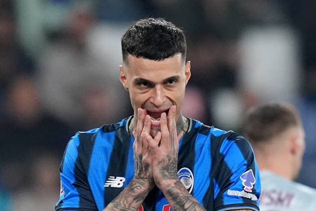 Atalanta™s Gianluca Scamacca during the Serie A soccer match between Atalanta and Udinese at the New Balance Arena in Bergamo , north Italy - Saturday , March 07 , 2026. - Soccer .  Copyright: xSpada LaPressex