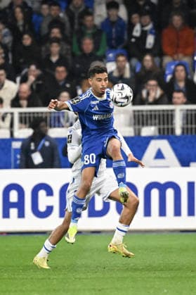 AJ Auxerre v RC Strasbourg Alsace - Ligue 1 McDonald s 2025 2026 25 Gessime YASSINE (rcsa) during the Ligue 1 McDonald s match between AJ Auxerre and RC Strasbourg Alsace at Stade Abbe Deschamps on March 7, 2026 in Auxerre, France. Auxerre France  Copyright: xFEPx 776348310
