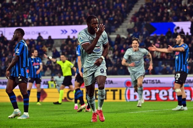 March 7, 2026, Bergamo, Lombardia: Udinese s Keinan Davis celebrates after goal 0-2 during the Italian Serie A soccer match Atalanta BC vs Udinese Calcio at the New Balance Arena in Bergamo, Italy, 7 March 2026..ANSA MICHELE MARAVIGLIA. Serie A: Atalanta-Udinese  - ZUMAa110 20260307_zaf_a110_048 Copyright: xMichelexMaravigliax