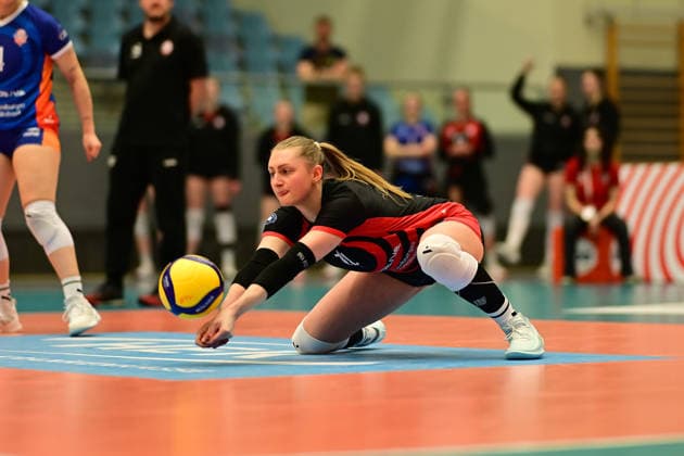Volleyball I Women I Season 2025 2026 I Bundesliga I Main Round I ETV Hamburger Volksbank Volleys VfB 91 Suhl I 07 03 2026 Fiona Dittmann 14, ETV Hamburger Volksbank Volleys Hamburg CU Arena Hamburg Germany Copyright: xLobeca FelixxSchlikisx
