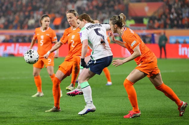 2027 FIFA Women s World Cup Qualifier, Stadion Galgenwaard, Utrecht, Netherlands 7 3 2026 Netherlands vs Republic of Ireland Ireland s Aoife Mannion Aoife Mannion 7 3 2026  Copyright: x INPHO RyanxByrnex RB3_4100