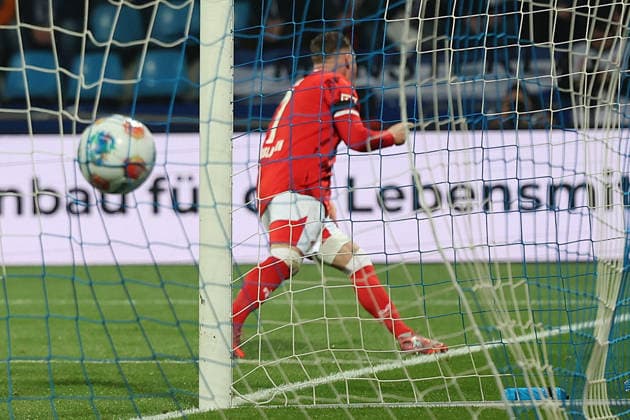 07 03 2026, xrekx, Fußball 2 Bundesliga, VfL Bochum 1 FC Kaiserslautern v l Torjubel nach dem Tor zum celebrating the goal celebrate 1 2 durch Marlon Ritter 1 FC Kaiserslautern DFL DFB REGULATIONS PROHIBIT ANY USE OF PHOTOGRAPHS as IMAGE SEQUENCES and or QUASI VIDEO Bochum