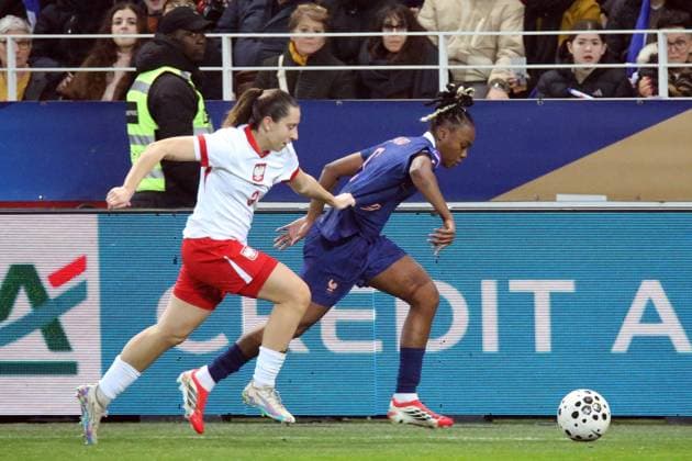Football, Women, World Cup Quali, France - Poland