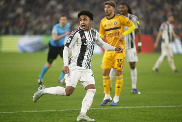 Weston McKennie of Juventus FC during the Italian Serie A, season 2025-2026, football match between Juventus FC and Pisa SC on 07 March 2026 at Allianz Stadium, Turin, Italy. Photo, Nderim Kaceli  Copyright: xNderimxKaceli IPAxSportx xipa-agency.netx xx IPA_72534661 IPA_Agency_IPA72534661