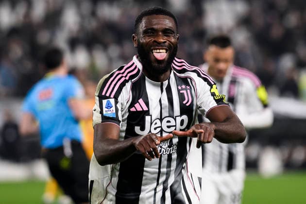 Juventus FC v Pisa SC - Serie A Jeremie Boga of Juventus FC celebrates after scoring a goal during the Serie A football match between Juventus FC and Pisa SC. Turin Italy Copyright: xNicolòxCampox