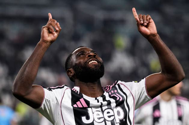 Juventus FC v Pisa SC - Serie A Jeremie Boga of Juventus FC celebrates after scoring a goal during the Serie A football match between Juventus FC and Pisa SC. Turin Italy Copyright: xNicolòxCampox