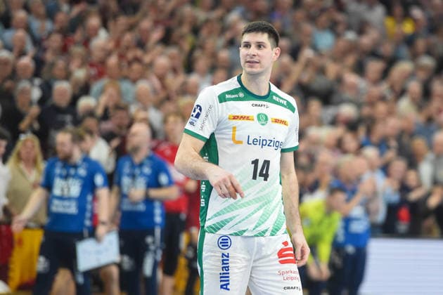 Handball I Men I Season 2025 2026 I Bundesliga I 24 Matchday I SG Flensburg Handewitt SC DHfK Leipzig I 07 03 2026 Marko Mamic 14, SC DHfK Leipzig Copyright: xLobeca JanxKirschnerx