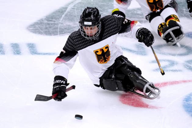 KUHLI LAUENSTEIN Ingo Team GER Eishockey Vorrundenspiel GER - China 0 : 12 Paralympische Winterspiele 2026 Cortina - Milano am 07.03.2026 in Mailand *** KUHLI LAUENSTEIN Ingo Team GER ice hockey preliminary round match GER China 0 12 Paralympic Winter Games 2026 Cortina Milano on 07 03 2026 in Milan Copyright: xLacixPerenyix