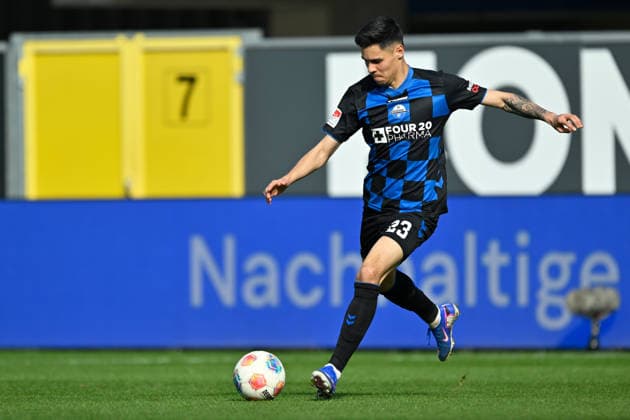 Paderborn, Home Deluxe Arena, 07 03 26, GER, Herren, 2 Bundesliga, Saison 2025 2026, SC Paderborn 07 Eintracht Braunschweig Bild Raphael OBERMAIR Paderborn DFL regulations prohibit any use of photographs as image sequences and or quasi video NRW Germany