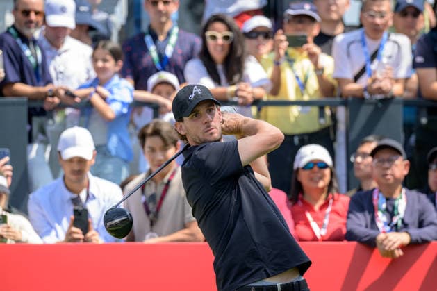 March 8, 2026, Hong Kong, Hong Kong Sar, China: Belgiums Thomas Detry starts the final round itied for 1st position with USAÃ¢â‚¬â ¢s Harold Varner III and Spains Jon Rahm . Varner tees off on the 1stLIV Golf Hong Kong 2026 Final Round Hong Kong China - ZUMAr144 20260308_zap_r144_014 Copyright: xJaynexRussellx