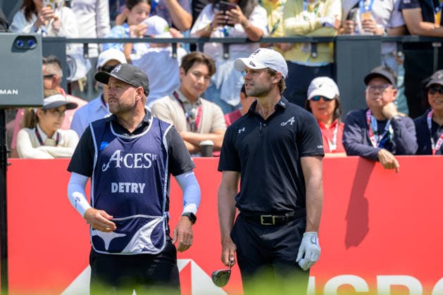 March 8, 2026, Hong Kong, Hong Kong Sar, China: Belgiums Thomas Detry starts the final round itied for 1st position with USAÃ¢â‚¬â ¢s Harold Varner III and Spains Jon Rahm . Varner tees off on the 1stLIV Golf Hong Kong 2026 Final Round Hong Kong China - ZUMAr144 20260308_zap_r144_011 Copyright: xJaynexRussellx