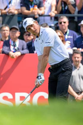 March 8, 2026, Hong Kong, Hong Kong Sar, China: Carlos Ortiz of Mexico tees off on the 1st tee. LIV Golf Hong Kong 2026 Final Round Hong Kong China - ZUMAr144 20260308_zap_r144_016 Copyright: xJaynexRussellx