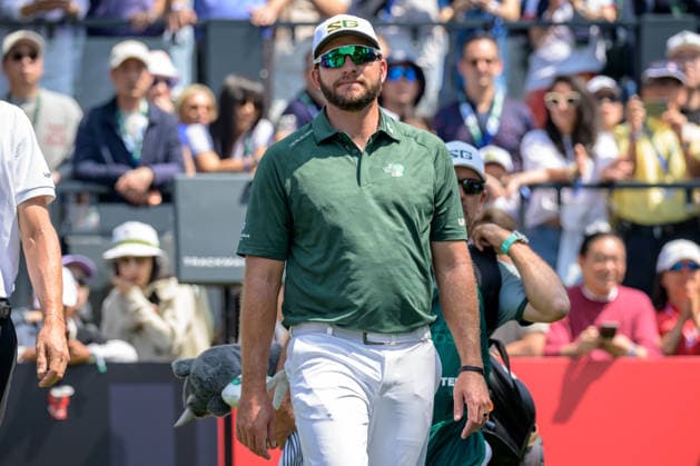 March 8, 2026, Hong Kong, Hong Kong Sar, China: Dean Burmester of South Africa tees off on the 1st tee. LIV Golf Hong Kong 2026 Final Round Hong Kong China - ZUMAr144 20260308_zap_r144_024 Copyright: xJaynexRussellx