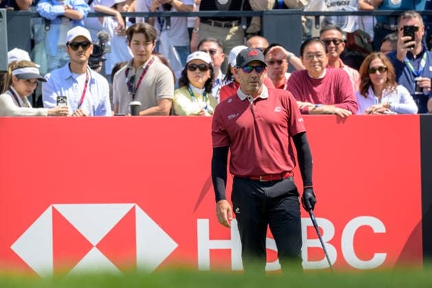 March 8, 2026, Hong Kong, Hong Kong Sar, China: Spains Sergio Garcia tees off on the 1st tee. LIV Golf Hong Kong 2026 Final Round Hong Kong China - ZUMAr144 20260308_zap_r144_028 Copyright: xJaynexRussellx