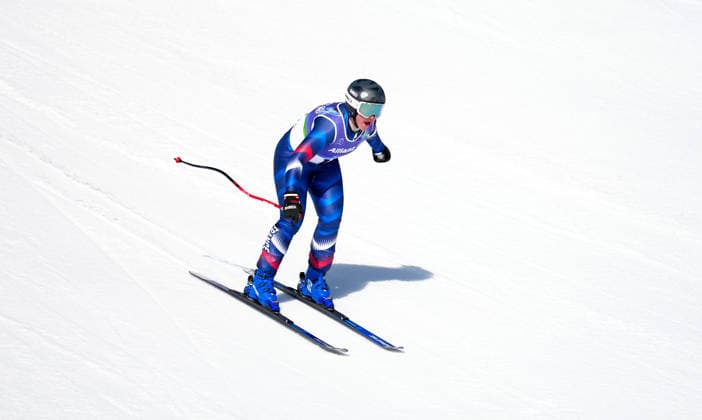(260308) -- CORTINA D AMPEZZO, March 8, 2026 -- Aurelie Richard of France competes during the para alpine skiing women s downhill standing match at the Milan-Cortina 2026 Paralympic Winter games, Winterspiele,Spiele, Summer games in Cortina D ampezzo, Italy, March 7, 2026. ) (SP)ITALY-CORTINA D AMPEZZO-PARALYMPIC WINTER GAMES-PARA ALPINE SKIING-WOMEN S DOWNHILL STANDING WangxKaiyan 