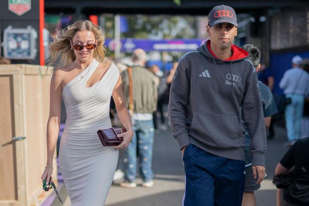 Formula One Australian Grand Prix Melbourne EB Gabriel Bortoleto and Isabella Bernardini during the Formula One Australian Grand Prix at Albert Park in Melbourne on March 8, 2026. Photo by Eliot Blondet ABACAPRESS.COM Melbourne Australia Australia  Copyright: xBlondetxEliot ABACAx