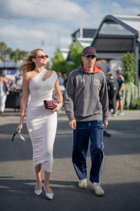 Formula One Australian Grand Prix Melbourne EB Gabriel Bortoleto and Isabella Bernardini during the Formula One Australian Grand Prix at Albert Park in Melbourne on March 8, 2026. Photo by Eliot Blondet ABACAPRESS.COM Melbourne Australia Australia  Copyright: xBlondetxEliot ABACAx
