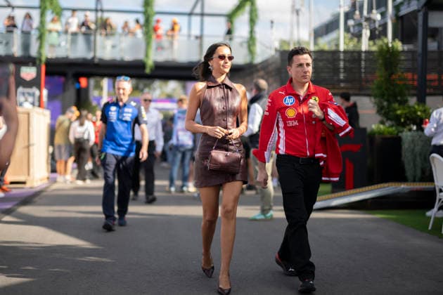 Formula One Australian Grand Prix Melbourne EB Alexandra Saint Mleux , 16 Charles Leclerc (Ferrari) wife during the Formula One Australian Grand Prix at Albert Park in Melbourne on March 8, 2026. Photo by Eliot Blondet ABACAPRESS.COM Melbourne Australia Australia  Copyright: xBlondetxEliot ABACAx