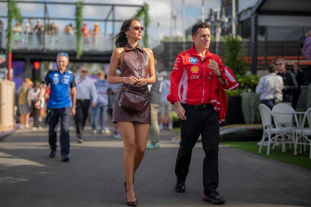 Formula One Australian Grand Prix Melbourne EB Alexandra Saint Mleux , 16 Charles Leclerc (Ferrari) wife during the Formula One Australian Grand Prix at Albert Park in Melbourne on March 8, 2026. Photo by Eliot Blondet ABACAPRESS.COM Melbourne Australia Australia  Copyright: xBlondetxEliot ABACAx