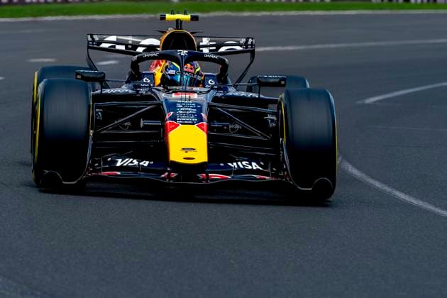 MELBOURNE Formula 1 driver Isack Hadjar of Oracle Red Bull Racing during the Formula 1 Melbourne race at Albert Park on March 8, 2025 in Melbourne, Australia Photo by DeFodi Images