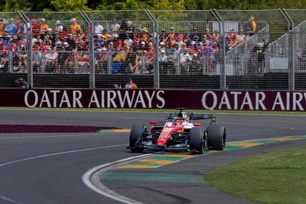 MELBOURNE Formula 1 driver Charles Leclerc of Scuderia Ferrari HP during the Formula 1 Melbourne race at Albert Park on March 8, 2025 in Melbourne, Australia Photo by DeFodi Images
