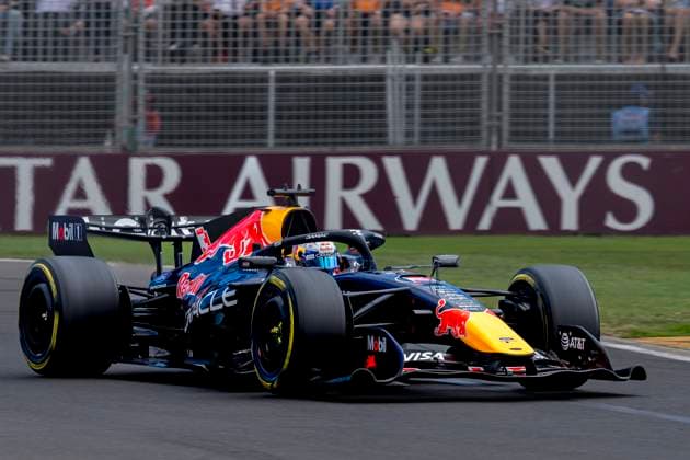 MELBOURNE Formula 1 driver Max Verstappen of Oracle Red Bull Racing during the Formula 1 Melbourne race at Albert Park on March 8, 2025 in Melbourne, Australia Photo by DeFodi Images