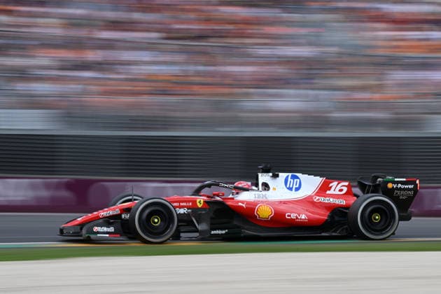 2026 AUSTRALIAN F1 GRAND PRIX, Charles Leclerc of Ferrari in action during the 2026 Australian Grand Prix at Albert Park Circuit in Melbourne, Sunday, March 8, 2026. ( NO ARCHIVING, EDITORIAL USE ONLY MELBOURNE VICTORIA AUSTRALIA  Copyright: xJAMESxROSSx 20260308198579428282