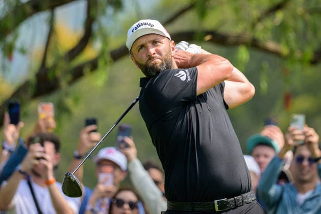 March 8, 2026, Hong Kong, Hong Kong Sar, China: Spains Jon RAHM takes the lead in the front 9.Teeing off on the 11th hole. LIV Golf Hong Kong 2026 Final Round Hong Kong China - ZUMAr144 20260308_zap_r144_035 Copyright: xJaynexRussellx
