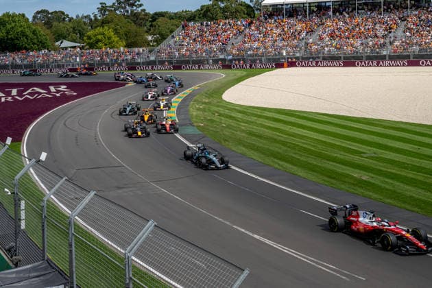 MELBOURNE, AUSTRALIA: Charles Leclerc, racing for the Ferrari team during the 2026 Formula 1 Australian Grand Prix at the Albert Park Circuit in Melbourne, Australia