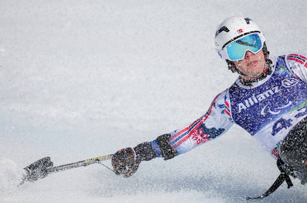 (260308) -- CORTINA D AMPEZZO, March 8, 2026 -- Jesper Pedersen of Norway competes during the para alpine skiing men s downhill sitting match at the Milan-Cortina 2026 Paralympic Winter games, Winterspiele,Spiele, Summer games in Cortina D ampezzo, Italy, March 7, 2026. ) (SP)ITALY-CORTINA D AMPEZZO-PARALYMPIC WINTER GAMES-PARA ALPINE SKIING-MEN S DOWNHILL-SITTING WangxKaiyan 