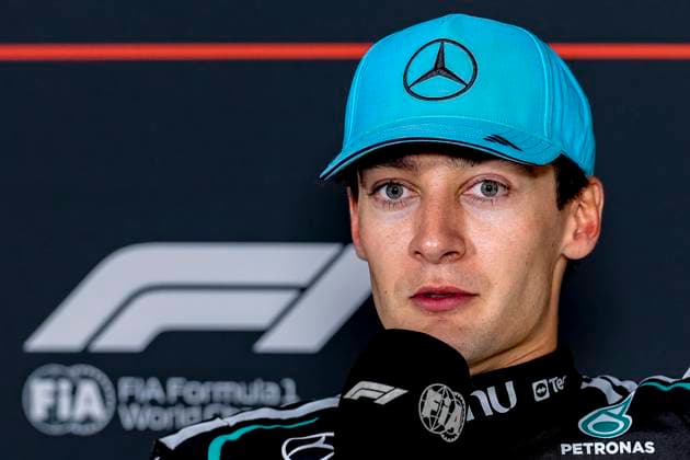 MELBOURNE Formula 1 driver George Russell of Mercedes AMG Petronas Formula One Team wins the Formula 1 Melbourne race at Albert Park on March 8, 2025 in Melbourne, Australia Photo by DeFodi Images
