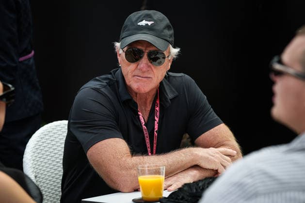 March 8, 2026, Melbourne, Victoria, Australia: MELBOURNE, AUSTRALIA - MARCH 08 2026: Greg Norman before the main race at the 2026 Australian Grand Prix at Albert Park in Melbourne, Australia Melbourne Australia - ZUMAp121 20260308_zsp_p121_013 Copyright: xChrisxPutnamx