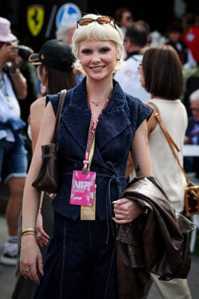 March 8, 2026, Melbourne, Victoria, Australia: MELBOURNE, AUSTRALIA - MARCH 08 2026: Hattie Piastri before the main race at the 2026 Australian Grand Prix at Albert Park in Melbourne, Australia Melbourne Australia - ZUMAp121 20260308_zsp_p121_015 Copyright: xChrisxPutnamx