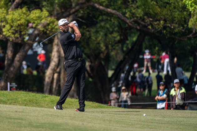 HONGKONG LIV-GOLF Spanish professional golfer, Jon Rahm during a game in Fanling Golf Course where LIV Golf Hong Kong is being held in Hong Kong, March 8, 2026. NEXPHER Vernon Yuen HONG KONG