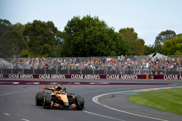 Formula 1 Qatar Airways Australian Grand Prix 2026 Maxime Le Juste OVERTAKE MAXPPP - Melbourne 08 03 2026 01 NORRIS Lando (gbr), McLaren Mastercard F1 Team, action at the Formula 1 Qatar Airways Australian Grand Prix 2026, the 1st round of the 2026 FIA Formula 1 World Championship, WM, Weltmeisterschaft at the Albert Park Circuit in Melbourne, Australia, from 5 to 8 March 2026 Melbourne Albert Park Circuit Australia  Copyright: xOVERTAKE MAXPPPxMaximexLexJustex OVT202603082034 OVT202603082034