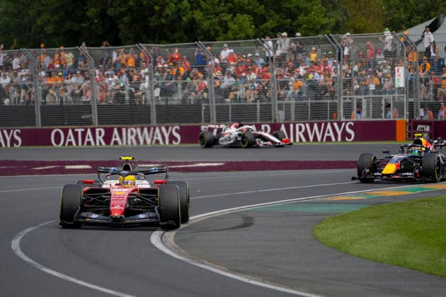 Formula 1 Qatar Airways Australian Grand Prix 2026 Maxime Le Juste OVERTAKE MAXPPP - Melbourne 08 03 2026 44 HAMILTON Lewis (gbr), Scuderia Ferrari HP, action at the Formula 1 Qatar Airways Australian Grand Prix 2026, the 1st round of the 2026 FIA Formula 1 World Championship, WM, Weltmeisterschaft at the Albert Park Circuit in Melbourne, Australia, from 5 to 8 March 2026 Melbourne Albert Park Circuit Australia  Copyright: xOVERTAKE MAXPPPxMaximexLexJustex OVT202603082047 OVT202603082047