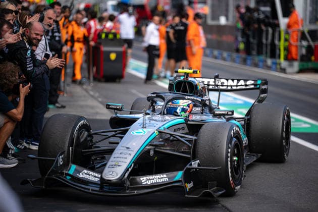 March 8, 2026, Melbourne, Victoria, Australia: (12) KIMI ANTONELLI - (ITA) - Mercedes-AMG PETRONAS Formula One Team - Mercedes W17 finishes 2nd in the race on Sunday at the Formula 1 Qatar Airways Australian Grand Prix 2026. Melbourne Australia - ZUMAf186 20260308_zsp_f186_064 Copyright: xJamesxForresterx